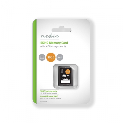 Geheugenkaart | SDHC | 16 GB | Schrijfsnelheid: 80 MB/s | Leessnelheid: 45 MB/s | UHS-I