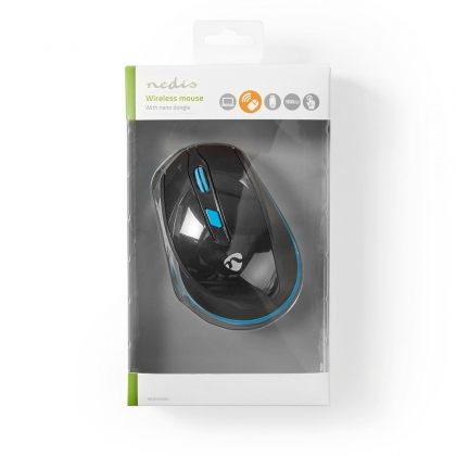 Muis | Draadloos | 800 / 1200 / 1600 dpi | Instelbare DPI | Aantal knoppen: 6 | Rechtshandig
