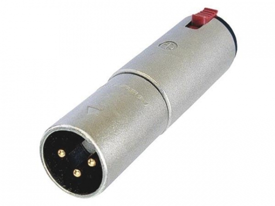 3-PIN XLR MANNELIJK NAAR STEREO 1/4" JACK MET VERGRENDELING