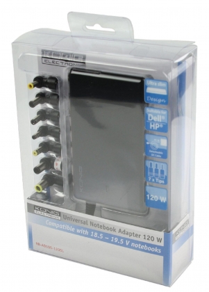 Notebookadapter 19 VDC 120 W