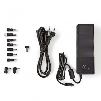 Laptopadapter | Universeel met 9 stekkers & USB | 150 W | Uitgang 12 V - 24 V