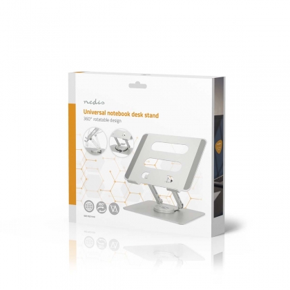Notebookstandaard | 17 " | Zonder Verlichting | Opvouwbaar | 360 graden draaibaar