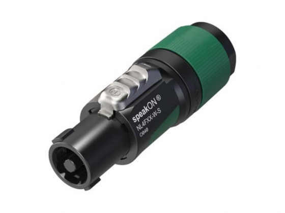 NEUTRIK - 4-polige speakON kabelconnector, schroefklemmen, trekontlasting voor kabeldiameters 6 tot 12 mm