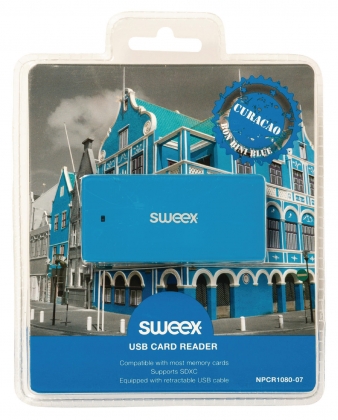 Kaartlezer Multi Card USB 2.0 Blauw