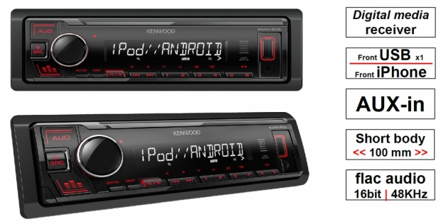 KENWOOD AUTORADIO USB / IPHONE