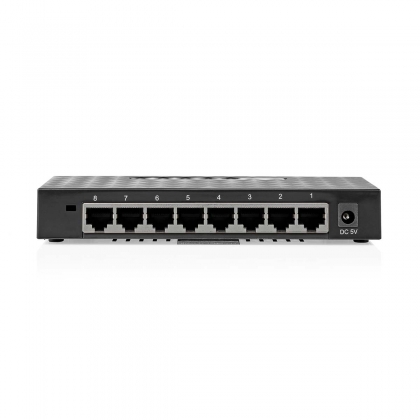 Netwerk-Switch | Bekabelde snelheid: Gigabit | Aantal ethernetpoorten: 8