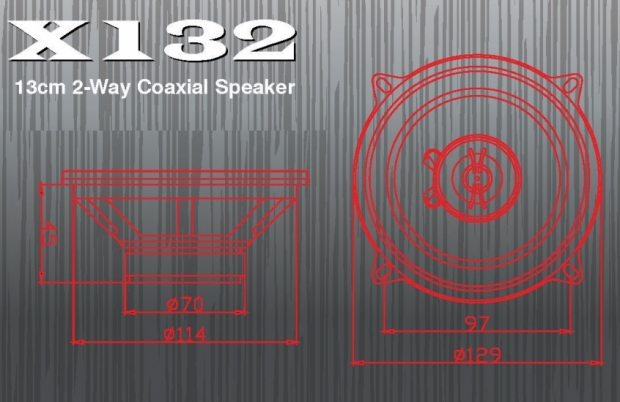 EXCALIBUR speakerset 13 cm 2-weg