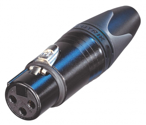 Connector XLR Female Metaal Zwart
