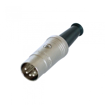 Connector DIN Male Zilver