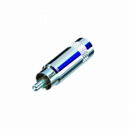 Connector RCA Male Zilver