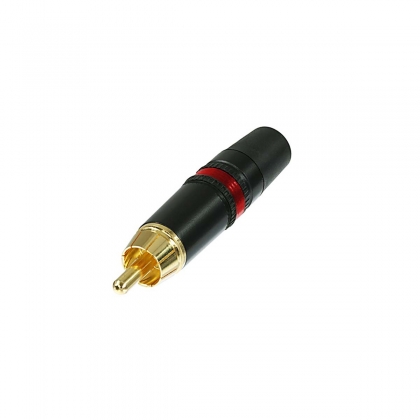 Connector RCA Male Metaal Rood