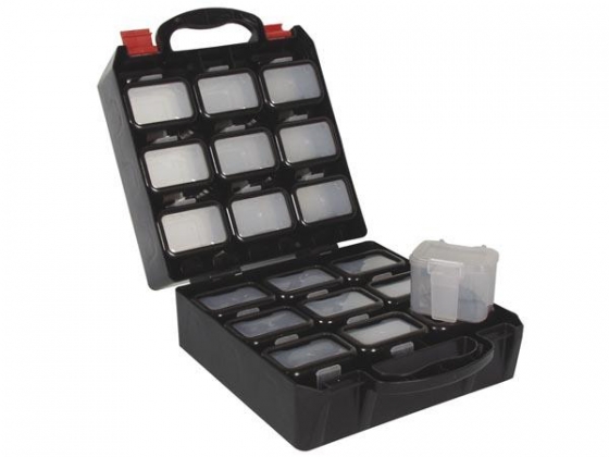 Plastic Tool Box met 18 Plastic Doosjes voor Riembevestiging - 14 L