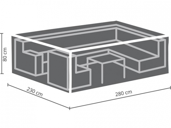 Buitenhoes voor loungeset - 280x230x80cm