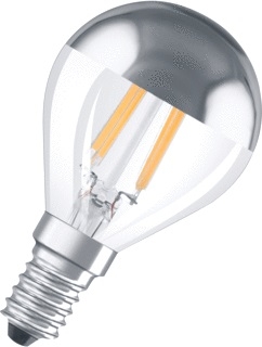 Osram Parathom filament LED kopspiegel kogellamp 4W E14 220V-240V 2700K