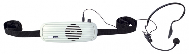 Draagbare 5 W presentatie versterker met headset