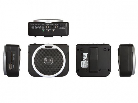 DRAAGBAAR "PUBLIC ADDRESS"-SYSTEEM MET USB/SD - 8W