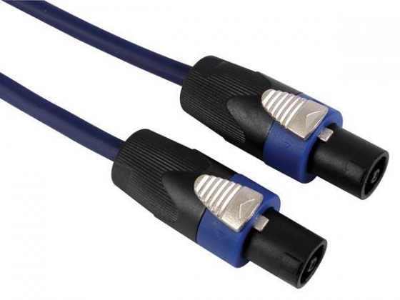 LUIDSPREKERCONNECTOR 2x2.5mm² 2P MANNELIJK NAAR 2P MANNELIJK BLAUW (3m)