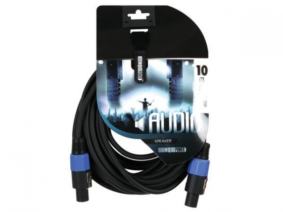 PROFESSIONELE LUIDSPREKERKABEL, 2x2.5mm², 2P LUIDSPREKERCONNECTOR MANNELIJK NAAR 2P MANNELIJK - BLAUW (10m)
