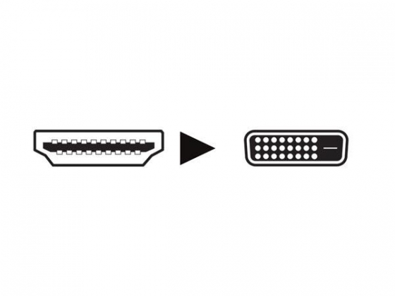 HDMI PLUG NAAR DVI-D PLUG / PROFESSIONEEL