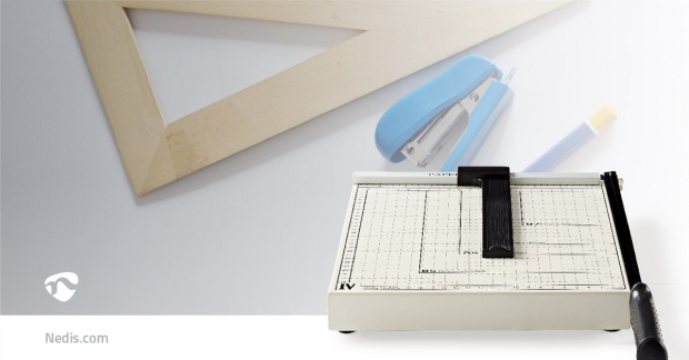 Papiersnijmachine | Max. snijden maat: 210 x 297 mm | Soort mes: Metaal | Metaal | Wit / Zwart