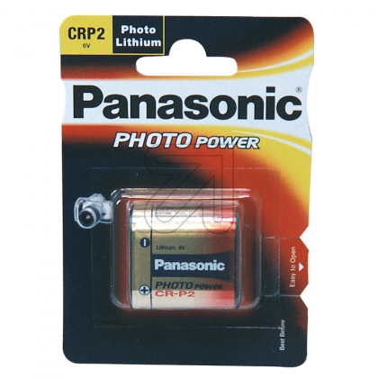 Panasonic CR-P2 lithium batterij 6 V 