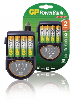 AA/AAA NiMH Batterij Lader 4x AA/HR6 2600 mAh