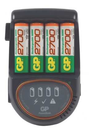 AA/AAA NiMH Batterij Lader 4x AA/HR6 2600 mAh
