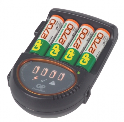 AA/AAA NiMH Batterij Lader 4x AA/HR6 2600 mAh