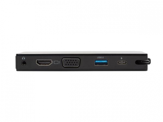 USB-C DOCKING STATION NAAR USB3.1 - HDMI - VGA - 3,5mm JACK