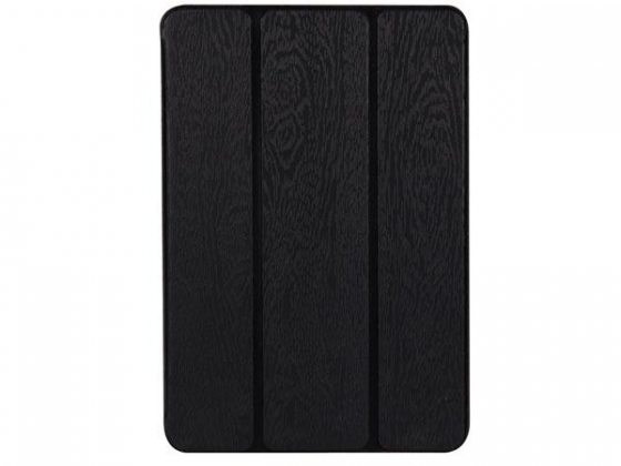 BESCHERMHOES MET INTELLIGENTE COVER EN ELASTISCHE BAND VOOR APPLE iPAD MINI - ZWART KUNSTLEER