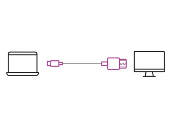 USB 3.1 TYPE C naar VROUWELIJKE HDMI