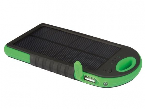 MOBIELE OPLADER OP ZONNE-ENERGIE - 5000 mAh