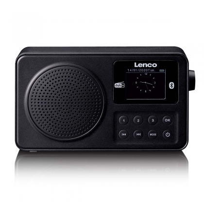 Draagbare DAB+/FM-radio met Bluetooth Zwart