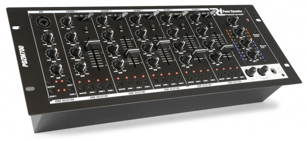 PDZM700 6-KANAALS MIXER USB 4 ZONES