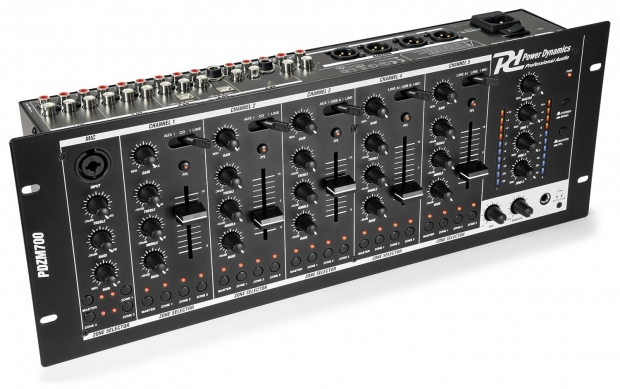 PDZM700 6-KANAALS MIXER USB 4 ZONES