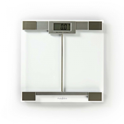 Personenweegschaal | Digitaal | Transparant | Gehard Glas | Maximaal weegvermogen: 180 kg