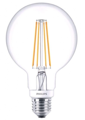 Philips Classic LED Globe 8W 827 E27 G93 Helder