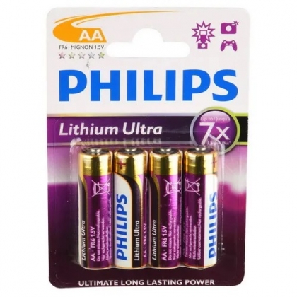 Philips Lithium Ultra 4 stuks AA 1,5V