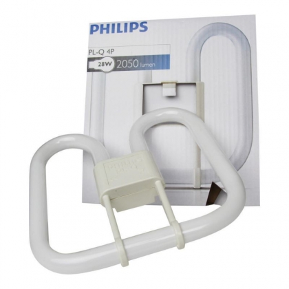 Philips PL-Q Pro Compact fluorescentielamp 28W 835 3500K Wit 4P