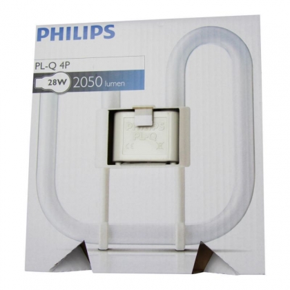 Philips PL-Q Pro Compact fluorescentielamp 28W 840 4000K Wit 4P