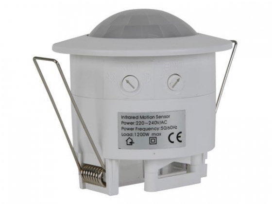 PIR BEWEGINGSDETECTOR Ø45mm - INBOUW
