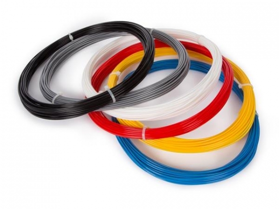 SET MET PLA-FILAMENT 1.75 mm - 6 KLEUREN - VOOR 3D-PRINTER EN 3D-PEN