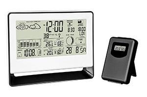 WEERSTATION MET DRAADLOZE BUITENSENSOR+BAROMETER