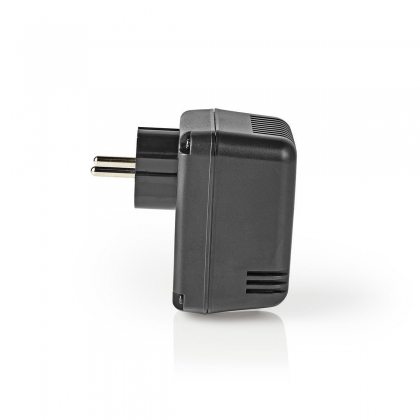 Power Converter | Netvoeding | 230 V AC 50 Hz | 30 W | Randaarde stekker | Zwart