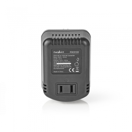 Power Converter | Netvoeding | 230 V AC 50 Hz | 30 W | Randaarde stekker | Zwart