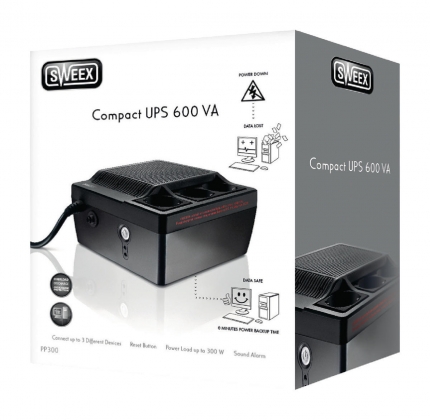 Noodstroomvoeding 600 VA 300 W