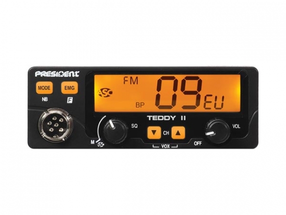 Cb-radiostation (AM/FM) PRESIDENT® Teddy II - 40 kanalen