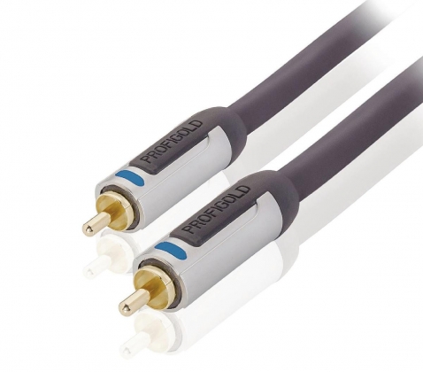Subwooferkabel RCA Male - RCA Male 3.00 m Antraciet