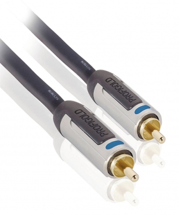 Subwooferkabel RCA Male - RCA Male 3.00 m Antraciet