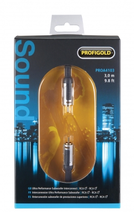 Subwooferkabel RCA Male - RCA Male 3.00 m Antraciet